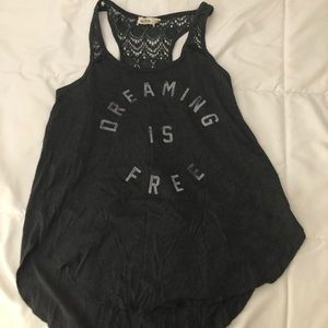 Hollister long flowy tank top